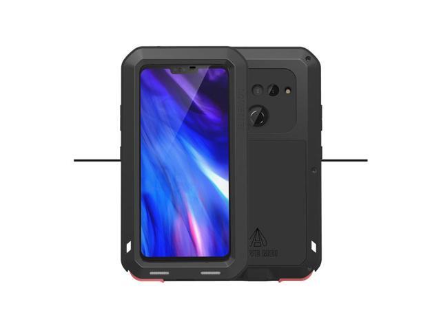 Love Mei Powerful Case For LG V40 Premium Waterproof Shockproof Aluminum Case Cover for LG V40 (Black)