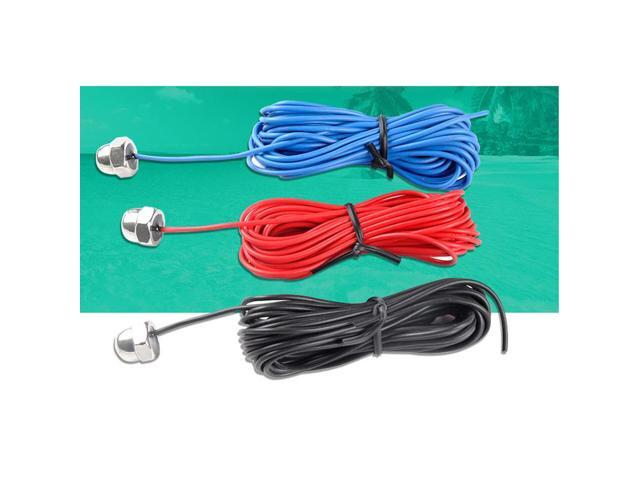 3pcs/set 2m Water Level Controller Probe Sensor Head Automatic Level Probes Stainless Steel Water Pump Controller Switch