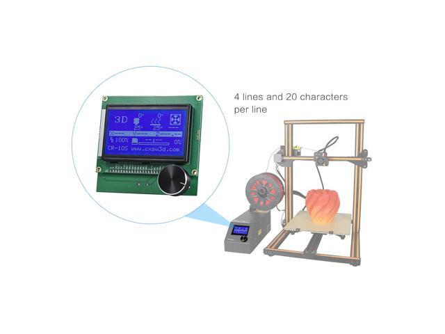 2004 LCD Screen Controller Display with Cable for Reprap Ramps 1.4 3D Printer Kit Accessory for Creality CR-10S