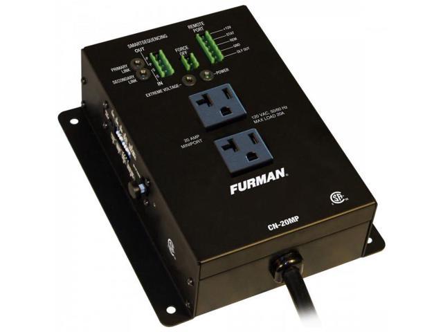 Furman CN-20MP 20A Remote Duplex, EVS, Smrt Sequencing, 10Ft Cord