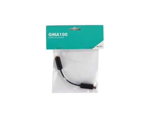 Movo GMA100 3.5mm Female Microphone Adapter Cable to fit the GoPro HERO3, HERO3+ & HERO4 Black, White & Silver Editions
