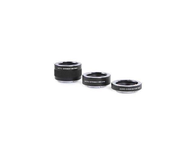 Movo Photo AF Macro Extension Tube Set for Olympus EVOLT Four-Thirds Mount DSLR Camera with 12mm, 20mm & 36mm Tubes (Metal Mount)