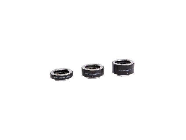 Movo Photo AF Macro Extension Tube Set for Pentax Q Mirrorless Camera System with 10mm, 16mm & 21mm Tubes (Metal Mount)