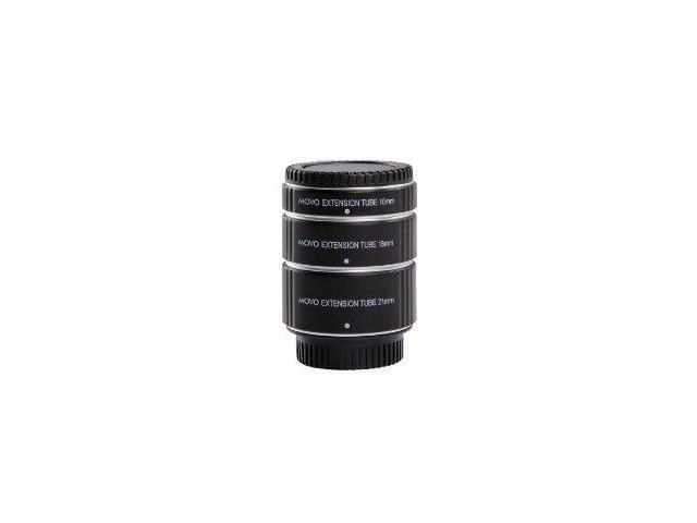 Movo Photo AF Macro Extension Tube Set for Pentax Q Mirrorless Camera System with 10mm, 16mm & 21mm Tubes (Metal Mount)