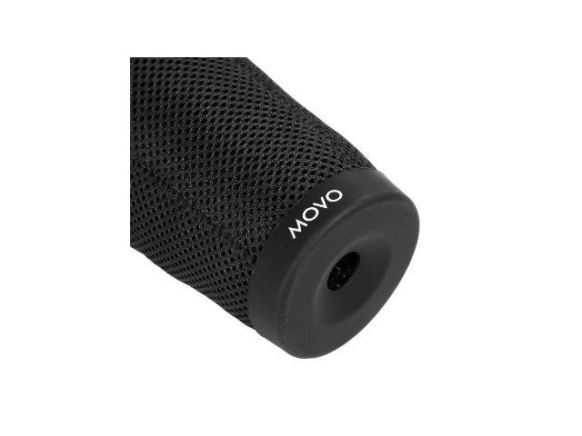 Movo WST220 Professional Premium Quality Ballistic Nylon Windscreen with Acoustic Foam Technology for Shotgun Microphones up to 20cm Long (Fits...