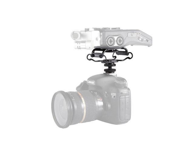 Movo SMM5-B Universal Microphone and Portable Recorder Shock Mount - Fits The Zoom H4n, H5, H6, Tascam DR-40, DR-05, DR-07 with 1/4' Mounting Screw...