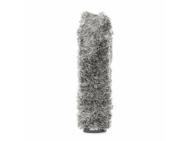 Movo Ws-g200 Furry Rigid Windscreen For Microphones 18-23mm In Diameter And Up To 7.8 [20cm] Long - Dark Gray - image 2