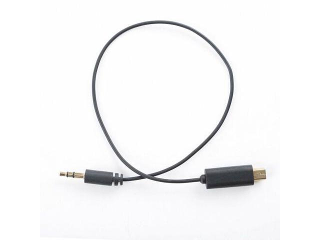 Movo CFP-2 3.5mm TRS (Male) Microphone/Headphone Input Jack to/ for GoPro HERO3, HERO3+ & HERO4 Black, White & Silver Editions