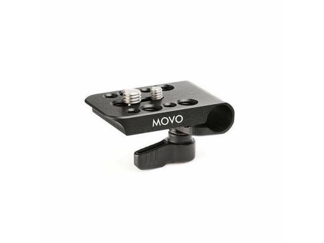 Movo CAB1000 15mm Modular Rod Clamp Adapter - Mounts Cameras, Monitors, Recorders to Rigs with Multiple 1/4' & 3/8' Male/Female Mounting Threads (2...