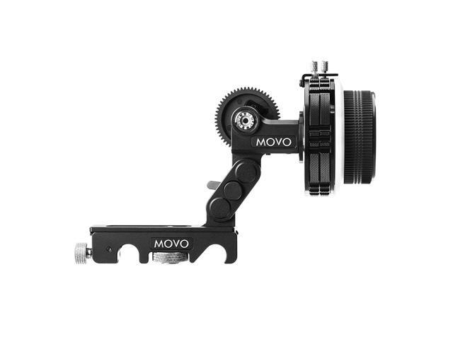 Movo F2X Precision Follow Focus System with Hard Stops & 66mm, 77mm & 88mm Adjustable Gear Rings