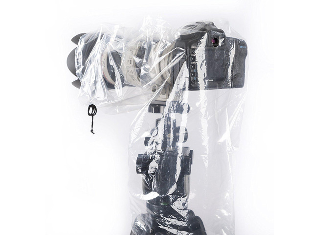 Movo (5 Pack) RC1 Clear Rain Cover for DSLR Camera & Lens up to 18' Long