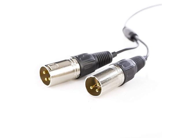 Saramonic SR-UM10-CC1 Dual-XLR Output Connector Cable for the Saramonic LavMic, UwMic9, UwMic10 and UwMic15 Wireless Microphone Systems