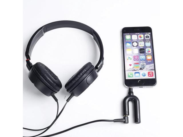 Movo MA2000 U-Shape TRRS Omni-Directional Calibrated Measurement Microphone with Headphone Jack for iPhone, iPad, Android Smartphones & Tablets