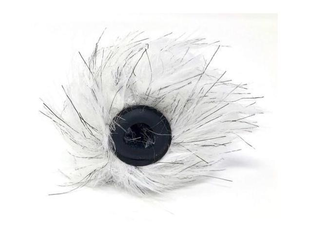 Movo WS-RD8?Dual-Layered Furry Lavalier Microphone Windscreen Fitted for 8mm Lav Mics (2 Pack)