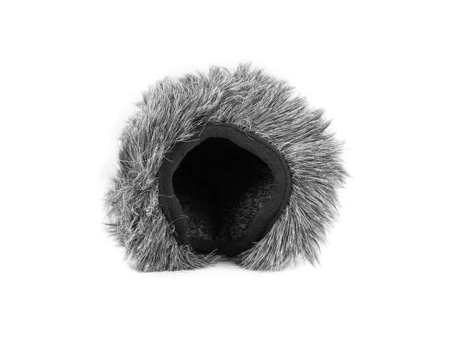 Movo WS-AM30 Furry Outdoor Microphone Windscreen Muff Custom Fit for Azden SMX-30 Stereo/Mono Switchable Video Microphone