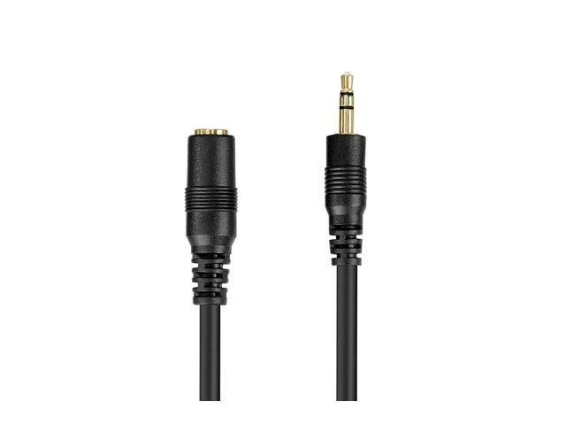 Movo MC20 20-foot (6m) TRS Female 3.5mm to TRS Male 3.5mm Extension Cable for Camera/Video Microphones (fits Rode, Takstar, Audio-Technica, Canon,...