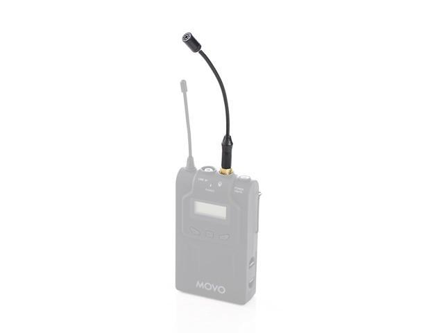 Movo MV-M101 Gooseneck Omnidirectional Microphone for WMIC70, WMIC80, Saramonic UWMIC15, UWMIC9 & UWMIC10 Wireless Transmitters