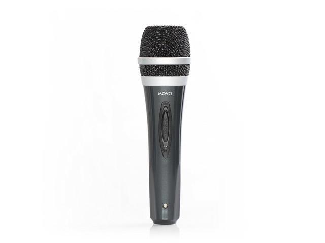 Movo MV-M1 Dynamic XLR Cardioid Handheld Vocal Microphone for Performances, Instruments, & Live Recording