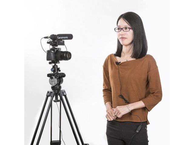 Movo LVM-XLR1 Self-Powered XLR Omnidirectional Lavalier Microphone for Mixers, Recorders, Camcorders & More