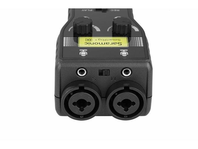 Saramonic SmartRig+ Di 2-Channel XLR & 3.5mm Microphone Mixer + 6.3mm Guitar Audio Interface with Phantom Power & MFi Certified Lightning Connector...