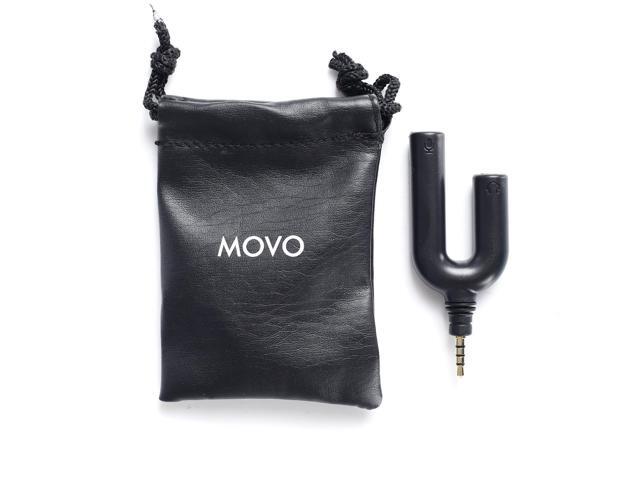 Movo MA2000 U-Shape TRRS Omni-Directional Calibrated Measurement Microphone with Headphone Jack for iPhone, iPad, Android Smartphones & Tablets