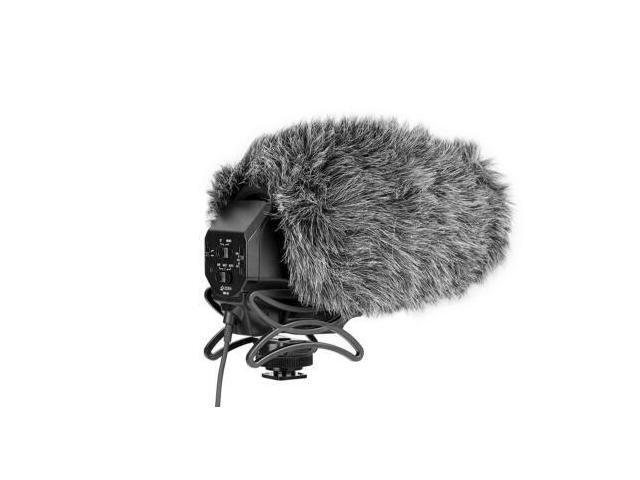 Movo WS-AM30 Furry Outdoor Microphone Windscreen Muff Custom Fit for Azden SMX-30 Stereo/Mono Switchable Video Microphone