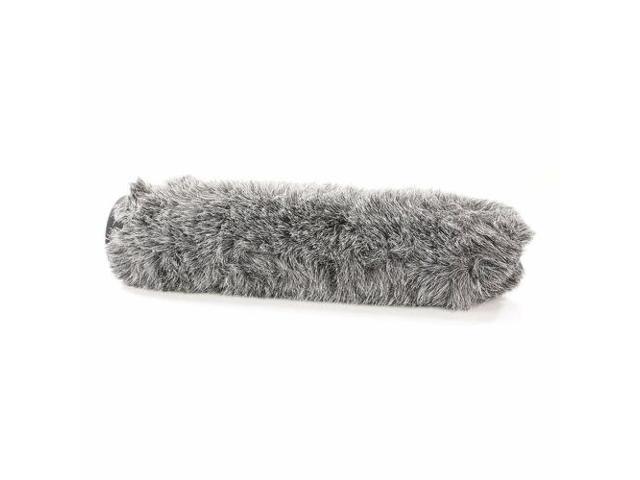 Movo Ws-g220 Furry Rigid Windscreen For Microphones 18-23mm In Diameter And Up To 8.6 [22cm] Long - Dark Gray - image 3