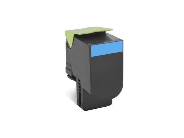Lexmark 70C00CG TAA Return Program Toner Cartridge - Cyan