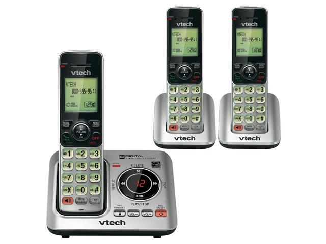 VTech CS6629-3 Expandable Cordless Phone w/ Digital Answering System