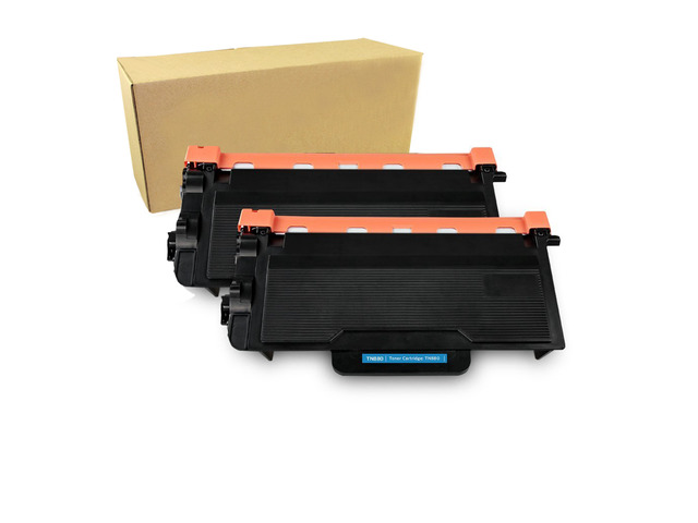 2PK Compatible Brother TN880 Black Toner Cartridge for Brother HLL6200DW HLL6200
