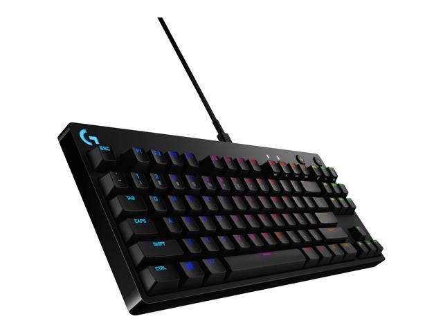 Logitech - G PRO TKL Wired Mechanical GX Blue Clicky Switch Gaming Keyboard with RGB Backlighting for PC - Black - image 9