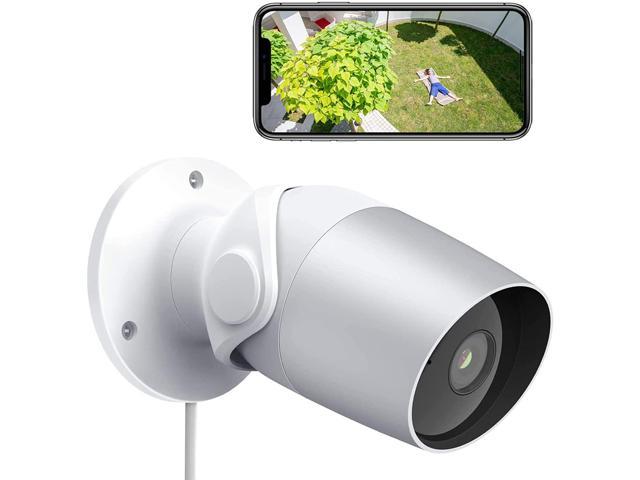 Outdoor Security Camera, Laxihub O1 Camera Surveillance Exterieur, Motion & Noise Detection, Alert Zones, 1080p, 2.4G WiFi, Night Vision, Two Way.