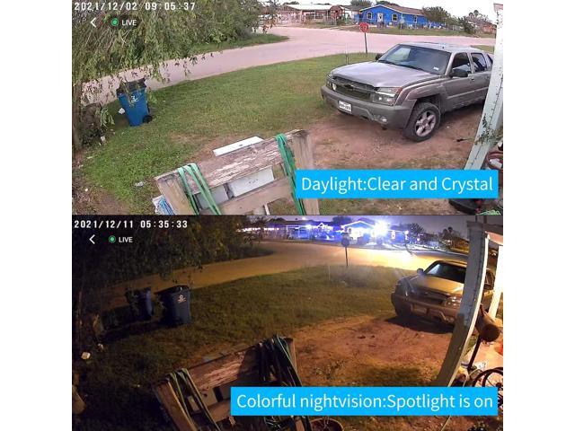 2K PTZ Solar WiFi Security Camera with AI Motion, Color Night Vision, 360 View, Waterproof, Alarm - Rechargeable Battery