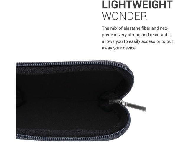 kwmobile Neoprene Case Compatible with Apple Magic Mouse 1/2 - Case for Mouse Soft Pouch Carry Bag - Grey