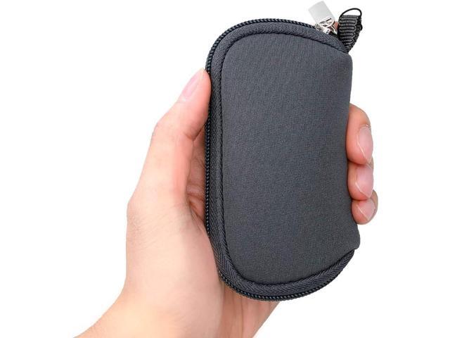 kwmobile Neoprene Case Compatible with Apple Magic Mouse 1/2 - Case for Mouse Soft Pouch Carry Bag - Grey