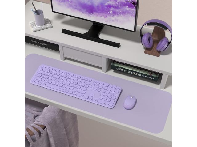 UBOTIE Wireless Keyboards and Mouse, Silent Scissor Switches Slim Keyboards Mice Set, Quiet Full Size 111 Keys with Adjustable Optical DPI Mouse...