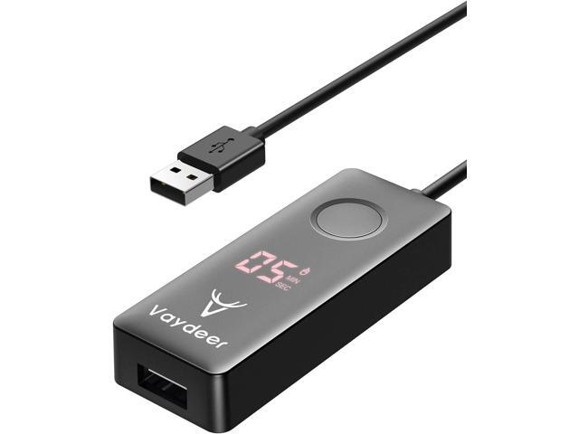 Vaydeer Automatic Mouse Jiggler Undetectable Mouse Mover Device with ON/Off Switch,Simulate Mouse Movement to Prevent The Computer from Entering...