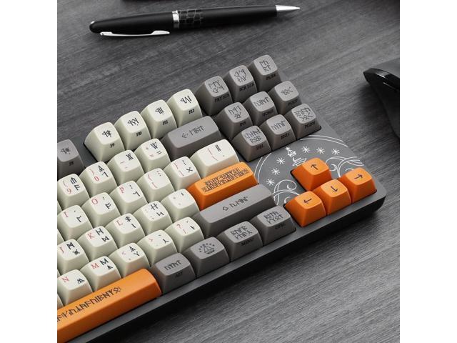 DROP + The Lord of The Rings Dwarvish TKL Mechanical Keyboard - MT3 Profile Keycaps with Accent Keys - Holy Panda X Tactile Switches - PBT Dye-Sub...