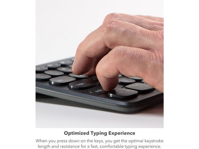 ZAGG Pro Keyboard 17 - Full-Size Wireless Charging Desktop Keyboard - Multi-Device Pairing - Compatible with Windows, macOS, iOS, Android, ChromeOS...