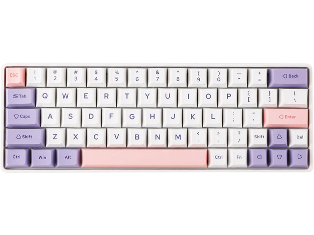 EP64 60% Mechanical Keyboard, Wireless Gaming Keyboard, 2.4GHz/Bluetooth 5.0/USB