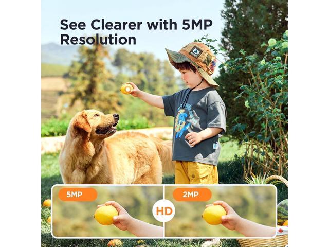 TIGERSECU 5MP Metal Long Range Security Camera for DVR, Weatherproof for Indoor/Outdoor Use, Hybrid 4-in-1 with OSD Switch, for TVI, CVI, AHD, CVBS...