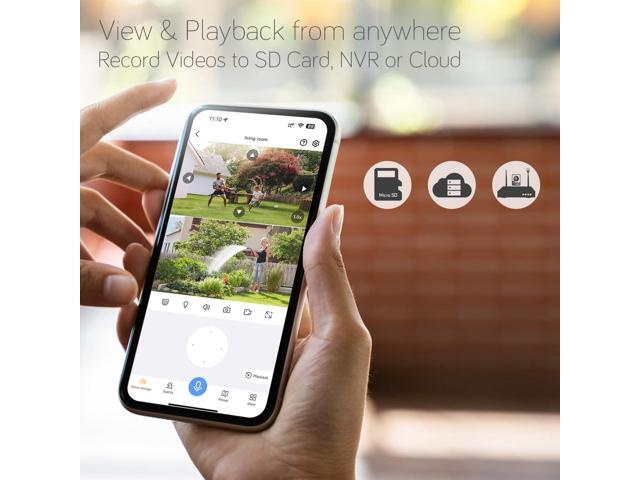 xmartO [WiFi 6 Dual-Lens Camera] 2-in-1 QHD WiFi Home Security Camera with AI Tracking, Pan Tilt Zoom, 5G/ 2.4G Dual Band, Bluetooth Easy Setup...