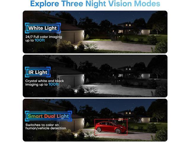 4K Outdoor Bullet PoE Camera - 8MP Active Deterrent IP Camera, Smart Color Night (98ft), 2-Way Audio, Human/Vehicle Detection, Full Metal IP67,...