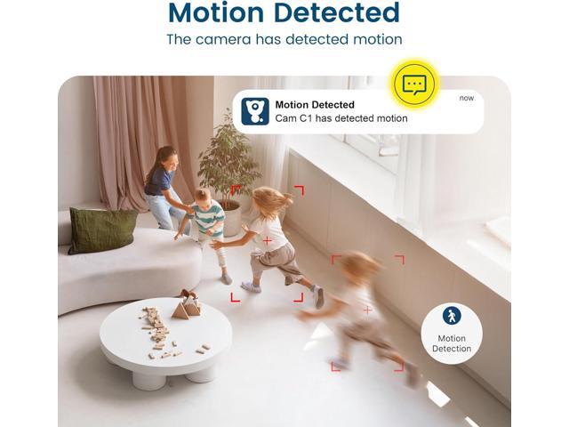 litokam Indoor Cameras for Home Security with Night Vision, Pet Camera with Phone App, 2K Indoor Security Cam, Motion Detection, 2-Way Audio, WiFi...