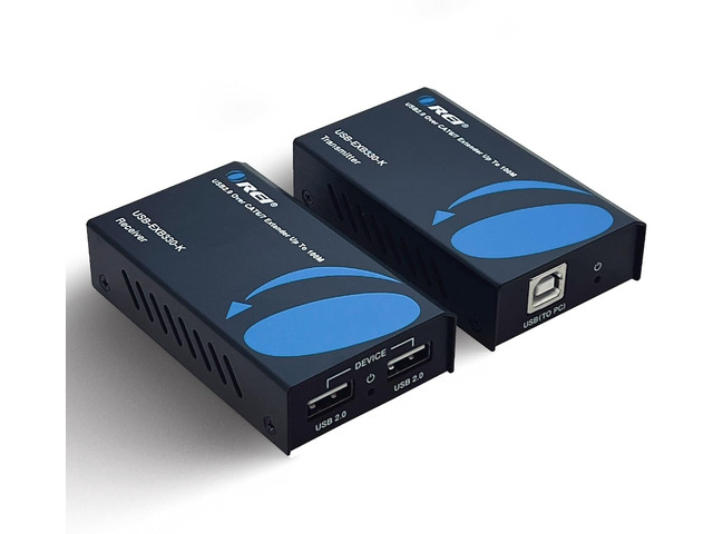 OREI USB 2.0 Over Ethernet Cat6 Extender LAN Upto 330 Feet PoC Plug & Play