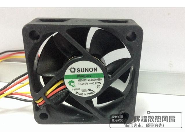 SUNON 5015 12V 5CM ME50151V3-D030-G99 0.78W 3wires For case