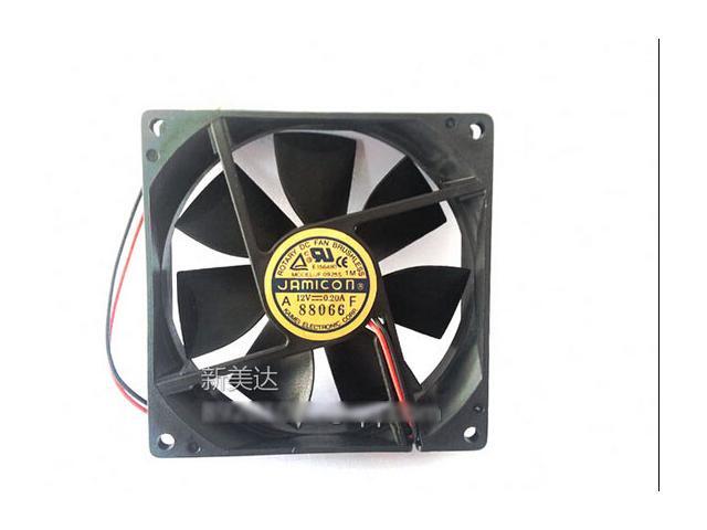 Original JAMICON JF0925S1M 9CM 9025 DC Cooling fan with 12V 0.20A 2 Wires Sleeve bearing cooling