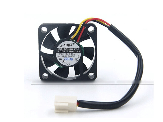 ADDA 4CM AD0412MB-G72 Dual Balls Bearing Cooling fan with 3Wires 3Pins Connector
