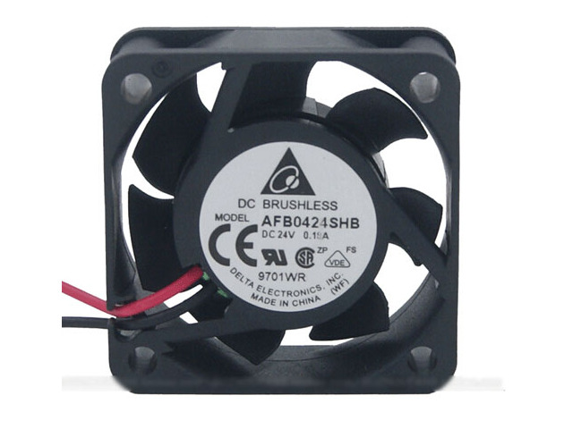 Delta 4CM AFB0424SHB Dual Balls Bearing Cooling fan with 24V 0.18A 2 Wires