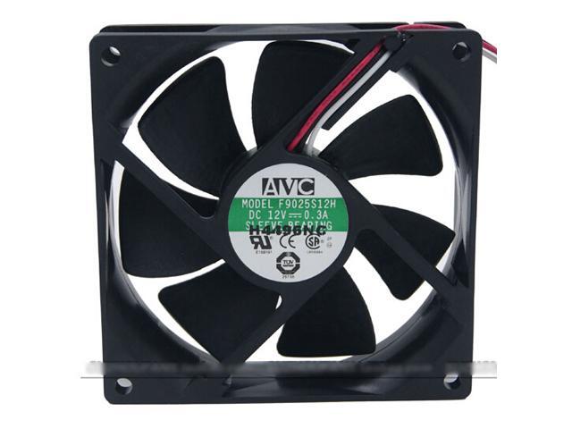 AVC 9CM F9025S12H Sleeve bearing Cooling fan with 12V 0.30A 3 Wires 3 pins Connector